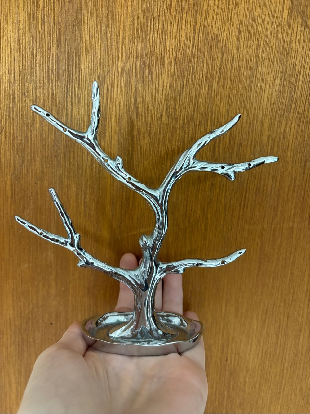 Silver Jewelry Tree - holder and organizer
